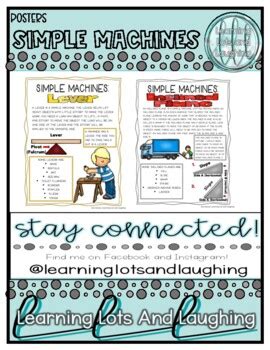 Simple Machines Posters by Learning Lots and Laughing | TpT