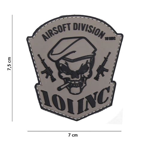 Le Stock Americain Patch 3D PVC Airsoft Division