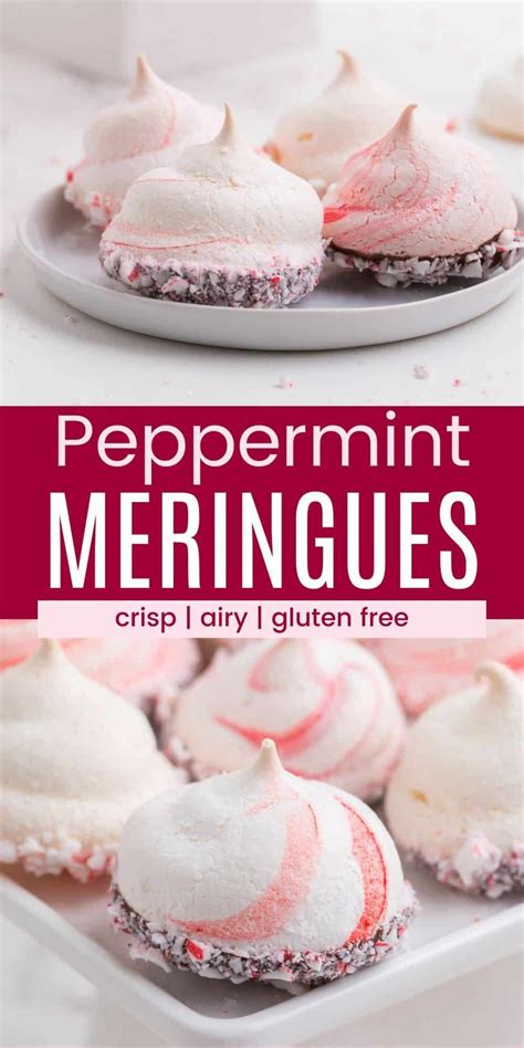 Light And Airy With A Burst Of Fresh Flavor Peppermint Meringue