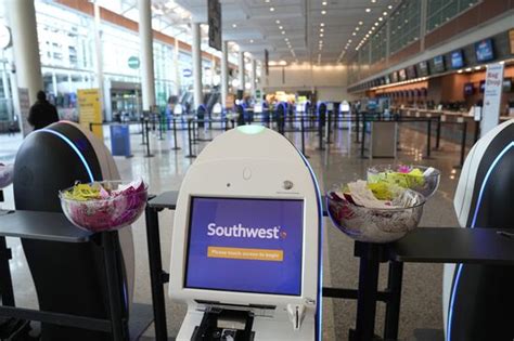 Empty Southwest Airlines Kiosk Stands Terminal Editorial Stock Photo ...