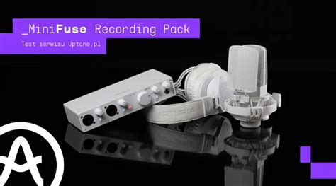 Arturia Minifuse Recording Pack Kompletny Zestaw Do Nagrywania W