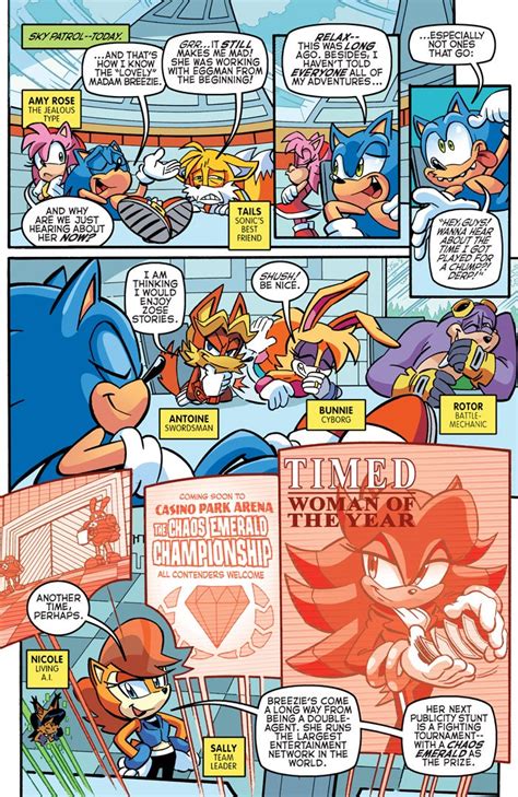 Exclusive Archie Comics Preview Sonic The Hedgehog Comicbook