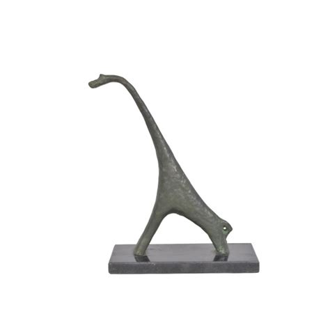 Sonia Ebling Girafa Escultura Em Bronze