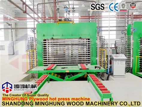 Plywood Hot Press Machine SHANDONG MINGHUNG WOOD MACHINERY CO LTD