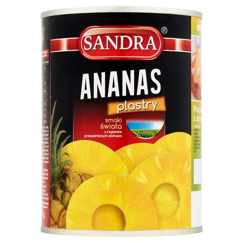 Sandra Ananas Plastry 565 G 1 Szt 0 565 Kg Sandra Spar Dawniej