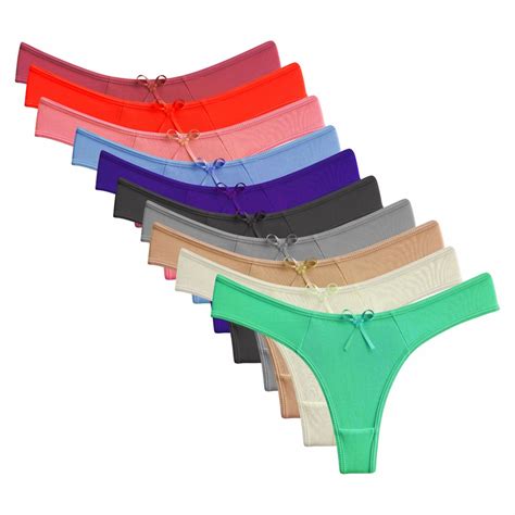 Kit 10 Calcinhas Lingerie Feminina Tanga Fio Microfibra em Promoção Ofertas na Americanas