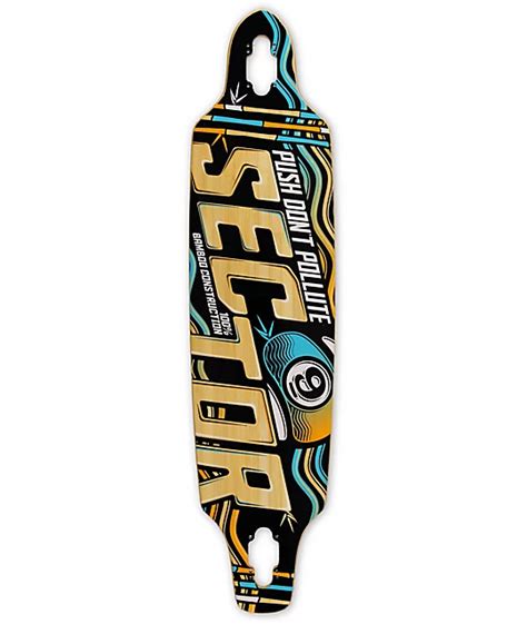 Sector 9 Sentinel Ii 375 Drop Through Longboard Deck Zumiez