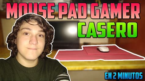 C Mo Hacer Un Mouse Pad Gamer Casero En Minutos Elpontox Youtube