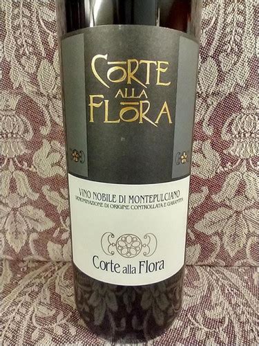 Corte Alla Flora Vino Nobile Di Montepulciano DOCG 2015 Simpatico