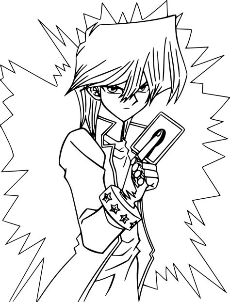 Coloriage Yu Gi Oh et dessin à imprimer