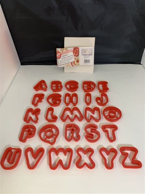 Rochelle Wallace Incredible Alphabet Cookie Cutters Wilton