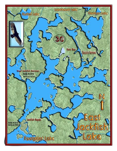 Jackfish Lake East map | Pipestone Lodge