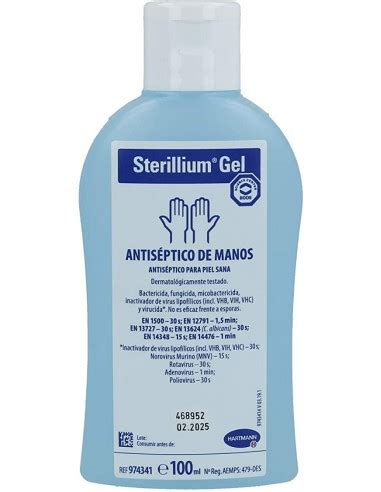 Gel hidroalcohólico antiséptico Sterillium Tamaño 100 ML