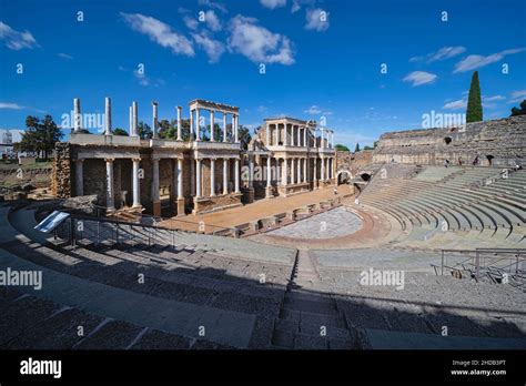 Teatro Romano M Rida Provincia De Badajoz Extremadura Espa A El