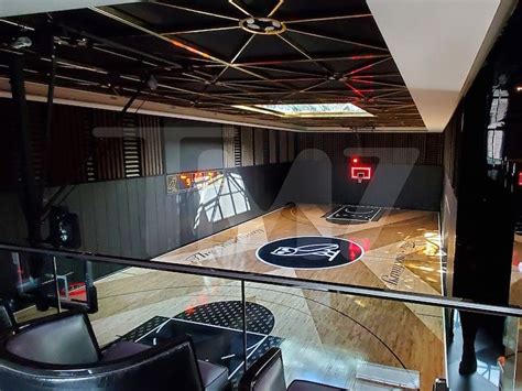 Drakes Mansion Home Basketball Court Mansion Interior House