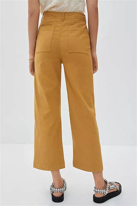 Maeve Colette Cropped Wide Leg Pants Cropped Wide Leg Pants Wide Leg Pants Clothes For Sale