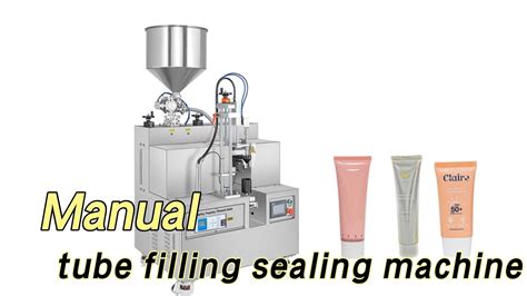 Semi Automatic Ultrasonic Soft Plastic Laminated Tube Filling Sealing