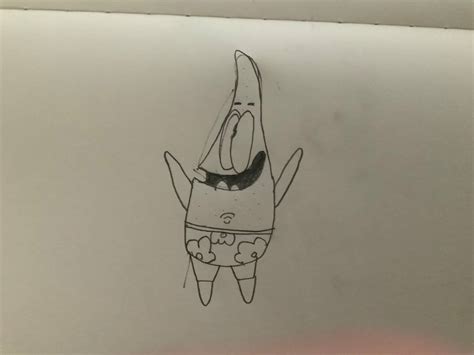 A Patrick Star Sketch by WilkinsGuy on DeviantArt