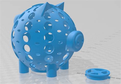 Free Stl File Piggy Bank・3d Printing Template To Download・cults