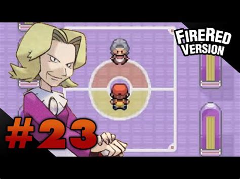 Let S Play Pokemon FireRed Part 23 Elite Four Agatha YouTube