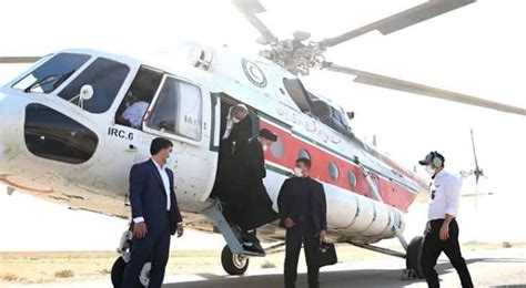 Helicopter Carrying Iranian President Sayyid Ebrahim Raisi Makes