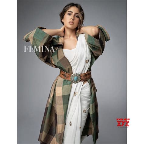 Actress Sara Ali Khan New Still From Femina Magazine Shoot - Social ...