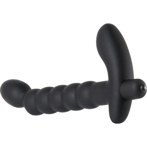 Adam Eve P Spot Vibrating Prostate Massager Black Sex Toys At