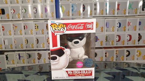 Unboxing Flocked 90s Coca Cola Polar Bear Funko Pop Vinyl Figure Youtube