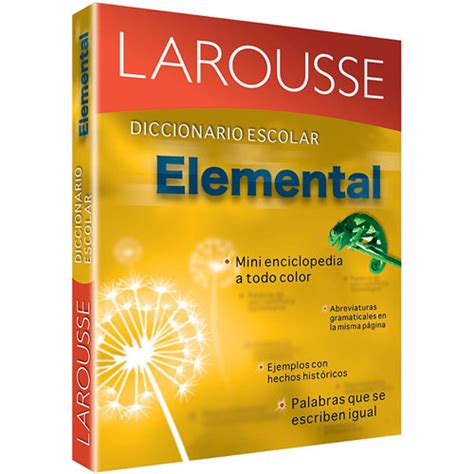 Diccionario Larousse Escolar Elemental Larousse Escolar