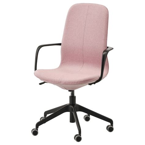 LÅngfjÄll Conference Chair With Armrests Gunnared Light Brown Pink Ikea