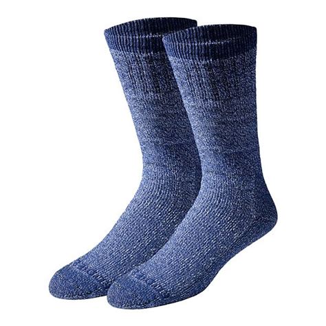 Men S Eddie Bauer Brushed Charcoal Thermal Crew Socks 2 Pack