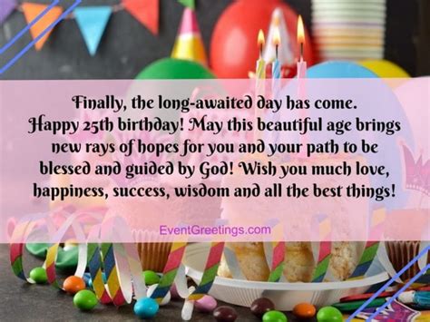 50+ Awesome Happy 25th Birthday Quotes And Wishes