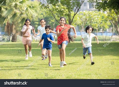 playful indian children group   royalty  licensable stock