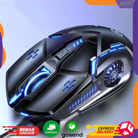 Mouse Gaming Yindiao Led Rgb Wired Key Dpi Compatible Dengan