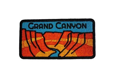 Grand Canyon Patch Etsy Natural Wonders Iron On Patches Grand