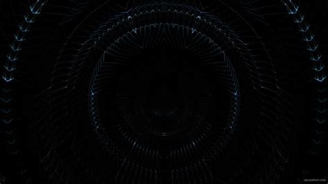 Fluctuating Blue Motion Laser Lines Effect On Blue Circle Black Motion