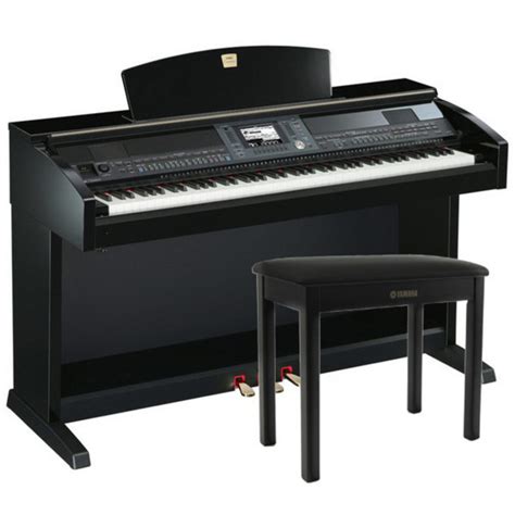 Yamaha Clavinova CVP503 Polished Ebony With Bench Ex Display At