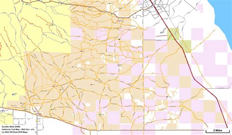 Ocotillo Wells SVRA - California Trail Map