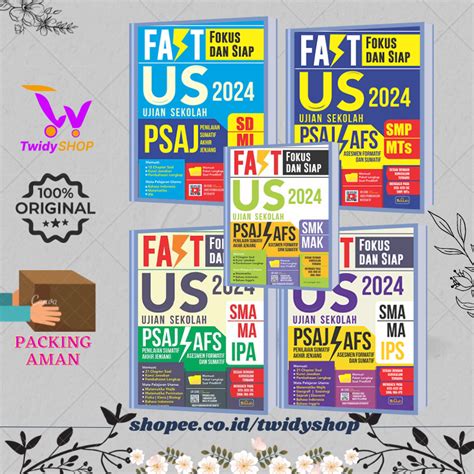 Jual Fast Fokus Dan Siap Ujian Sekolah Us Psaj Afs Sd