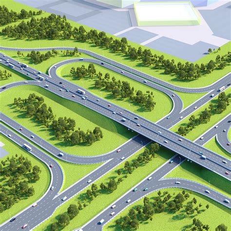 3d Max Street Highways Highway