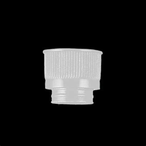 Deltalab Ribbed Natural Colour Polyethylene Caps For Mm Tubes