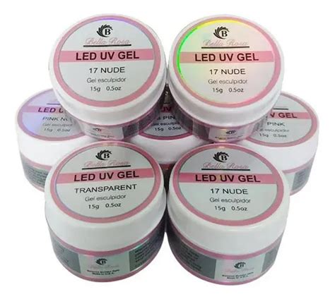 12 unidades de gel UV LED para escultor de uñas Acrigel Nude Color 15 g MercadoLibre