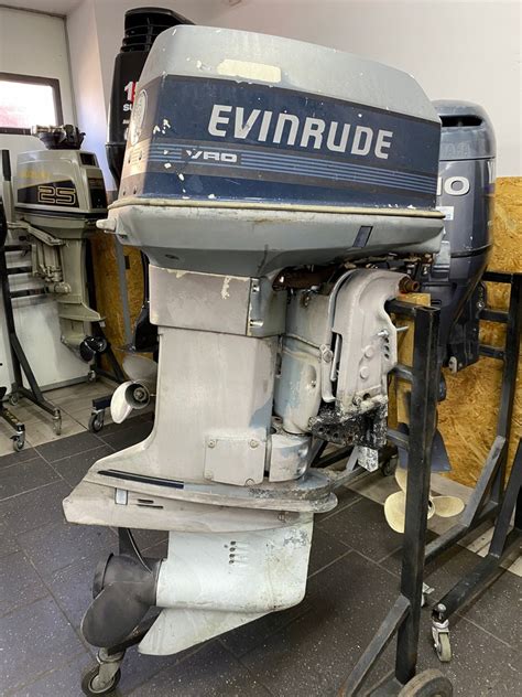 Silnik Zaburtowy EVINRUDE 90 12505446221 Oficjalne Archiwum Allegro