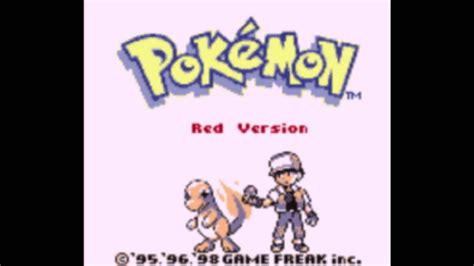 Pokemon Red Blue And Yellow Title Screen Youtube