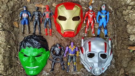 Ultraman Ironman Hulk Ant Man Venom Captain America Iro Spider