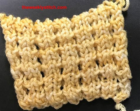 Chain Stitch Rib Knitting | The Weekly Stitch