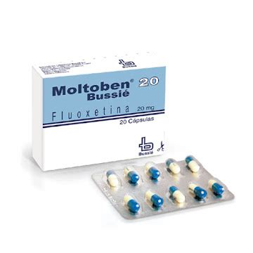 Moltoben Fluoxetina 20 mg Bussie Caja x 20 Cápsulas