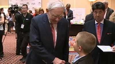 Kids pitch business ideas to Warren Buffett