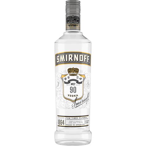 Smirnoff Silver 90 Proof Vodka Gotoliquorstore