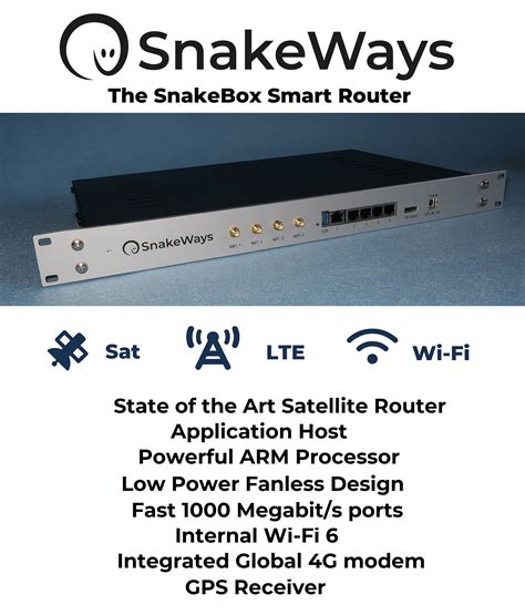 SnakeWays SnakeBox X & XL Smart Router